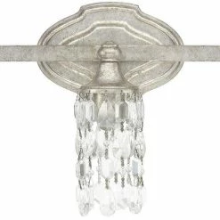 Wholesale ✨ Capital Lighting Blakely 20-1/2 in. 60W 3-Light Medium E-26 Base Incandescent Vanity in Antique Silver ⌛