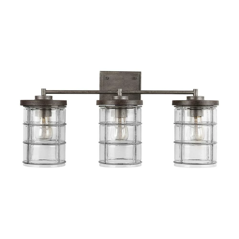Best reviews of 🤩 Capital Lighting Colby 100W 3-Light Medium Vanity Fixture in Urban Grey 👍 2 Best reviews of 🤩 Capital Lighting Colby 100W 3-Light Medium Vanity Fixture in Urban Grey 👍 - Image 2