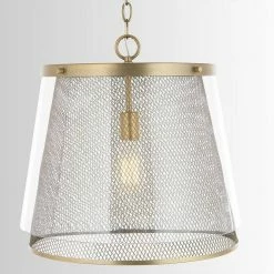 Cheapest ❤️ Capital Lighting Abbott 100W 1-Light Medium E-26 Incandescent Pendant in Aged Brass 😍 -Capital Lighting Sales Query 1334