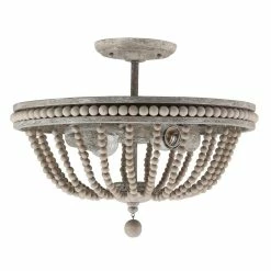 New 😉 Capital Lighting Kayla 100W 2-Light Medium E-26 Incandescent Semi-Flush Mount Ceiling Fixture in Mystic Sand 👏