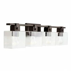 Flash Sale โ๏ธ Capital Lighting Graham 100W 4-Light Medium Vanity Fixture in Oil Rubbed Bronze ๐