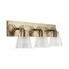 Promo 🥰 Capital Lighting Jordyn 100W 3-Light Medium Vanity Fixture in Aged Brass ❤️