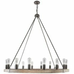 Budget 🧨 Capital Lighting 60W 16-Light Medium E-26 Incandescent Chandelier in Urban Wash 😉