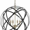 Best deal ❤️ Capital Lighting Axis 60W 4-Light Candelabra E-12 Incandescent Pendant in Aged Brass 😍