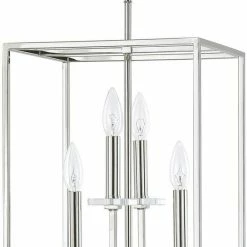 Wholesale 🌟 Capital Lighting Morgan 22-3/4 in. 4-Light Foyer in Polished Nickel 🧨