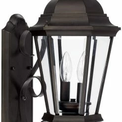 Best Pirce 👍 Capital Lighting Carriage House 60W 2-Light Candelabra E-12 Incandescent Outdoor Wall Sconce in Old Bronze 🔔