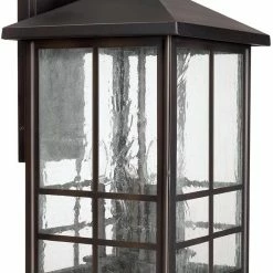 Hot Sale ⌛ Capital Lighting Preston 60W 4-Light Candelabra E-12 Incandescent Outdoor Wall Sconce in Old Bronze 🔔