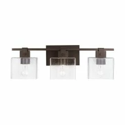 Outlet ✨ Capital Lighting Graham 100W 3-Light Medium Vanity Fixture in Oil Rubbed Bronze 🥰 9 Outlet ✨ Capital Lighting Graham 100W 3-Light Medium Vanity Fixture in Oil Rubbed Bronze 🥰 -Capital Lighting Sales Query 1401