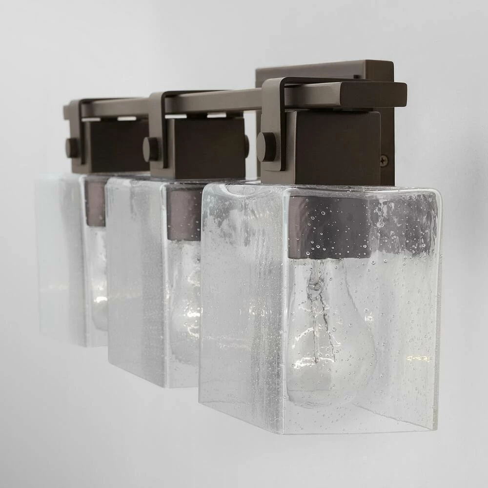 Outlet ✨ Capital Lighting Graham 100W 3-Light Medium Vanity Fixture in Oil Rubbed Bronze 🥰 6 Outlet ✨ Capital Lighting Graham 100W 3-Light Medium Vanity Fixture in Oil Rubbed Bronze 🥰 - Image 6