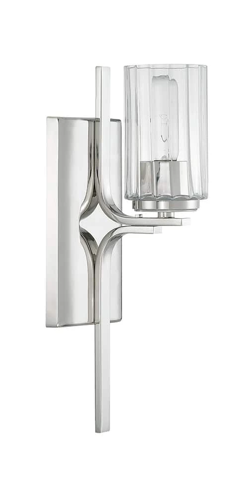 Cheapest π Capital Lighting Manhattan 7 in. 100W 1-Light Medium E-26 Incandescent Wall Sconce in Polished Nickel β€οΈ 1 Cheapest π Capital Lighting Manhattan 7 in. 100W 1-Light Medium E-26 Incandescent Wall Sconce in Polished Nickel β€οΈ