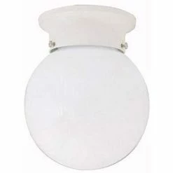 Cheapest ⌛ Capital Lighting 6 in. 60W 1-Light Incandescent Medium E-26 Flush Mount Ceiling Fixture in Matte Nickel ⭐