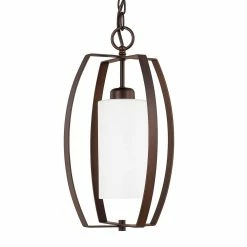 Hot Sale ⭐ Capital Lighting HomePlace 100W 1-Light Foyer Fixture in Bronze ✔️