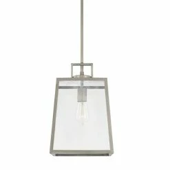 Cheapest 🎉 Capital Lighting Kenner 100W 1-Light Medium E-26 Incandescent Pendant Light in Antique Nickel 👍