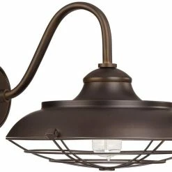 Discount 🔥 Capital Lighting Outdoor 16-1/4 in. 100W 1-Light Medium E-26 Incandescent Extension Sconce in Burnished Bronze ⌛