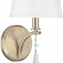 Cheapest ✔️ Capital Lighting Margo 60W 1-Light Candelabra E-12 Incandescent Wall Sconce in Winter Gold 👏