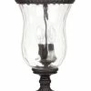 Promo 🔥 Capital Lighting Ashford 60W 3-Light Candelabra E-12 Incandescent Outdoor Post Lamp in Old Bronze 🌟
