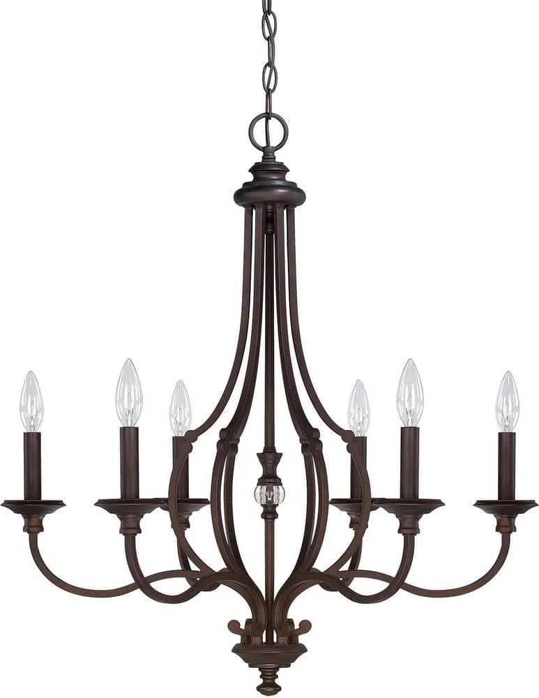 Deals π Capital Lighting Leigh 30-19/50 in. 6-Light Candelabra E-12 Base Chandelier in Burnished Bronze β€οΈ 1 Deals π Capital Lighting Leigh 30-19/50 in. 6-Light Candelabra E-12 Base Chandelier in Burnished Bronze β€οΈ