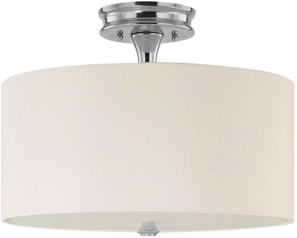 Budget π Capital Lighting Studio 12 x 15 in. 60 W 3-Light Medium Semi-Flush Mount Ceiling Fixture in Polished Nickel π€© 1 Budget π Capital Lighting Studio 12 x 15 in. 60 W 3-Light Medium Semi-Flush Mount Ceiling Fixture in Polished Nickel π€©