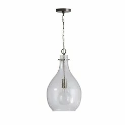Flash Sale 👍 Capital Lighting Independent 100W 1-Light Medium E-26 Incandescent Pendant in Polished Pewter ⌛