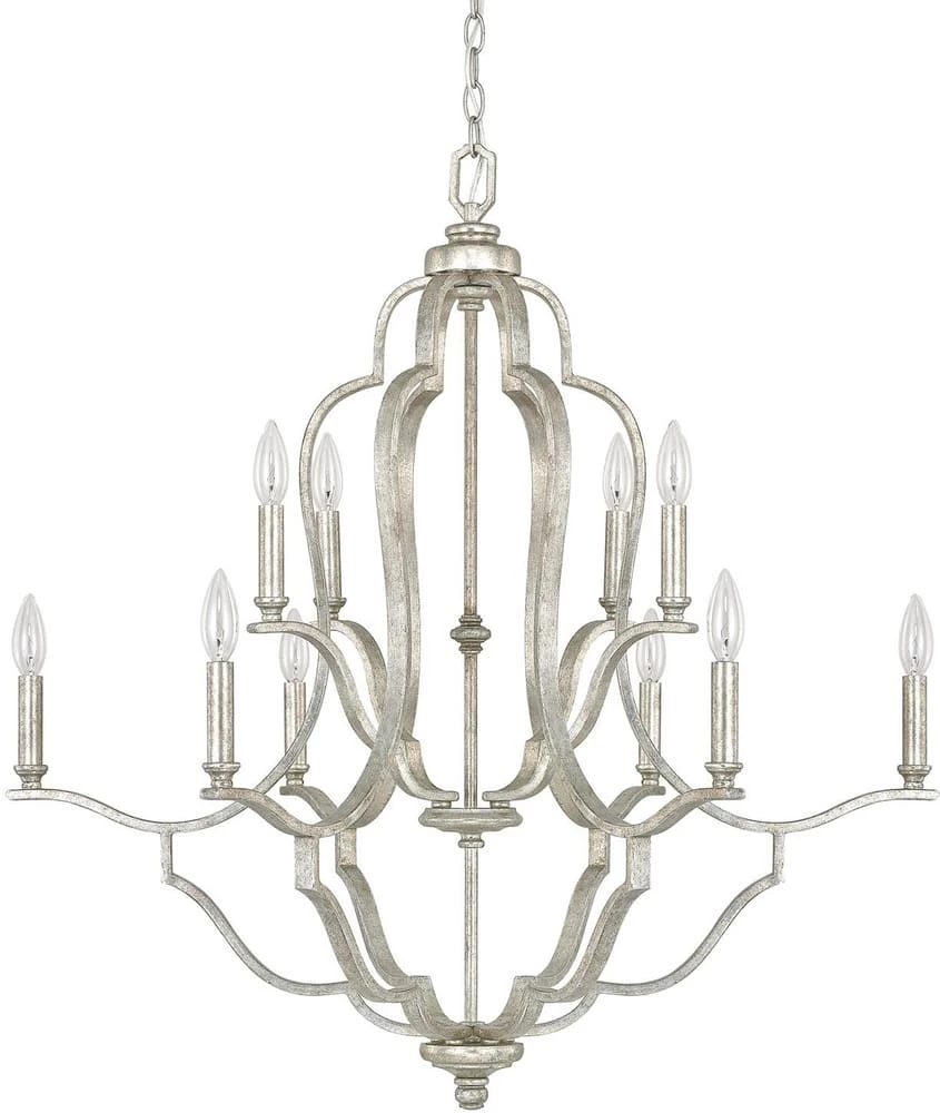 Cheap โ Capital Lighting Blair 34-1/2 in. 10-Light Candelabra E-12 Base Chandelier in Antique Silver ๐ 1 Cheap โ Capital Lighting Blair 34-1/2 in. 10-Light Candelabra E-12 Base Chandelier in Antique Silver ๐