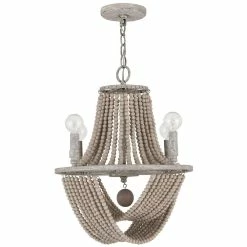 Flash Sale 🥰 Capital Lighting Kayla 60W 4-Light Candelabra E-12 Incandescent Chandelier in Mystic Sand 🤩