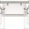 Best deal ❤️ Capital Lighting Camden 100W 2-Light Vanity with Clear Beveled Glass in Polished Nickel ✔️