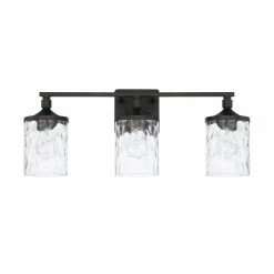 Flash Sale ✨ Capital Lighting Colton 100W 3-Light Medium E-26 Incandescent Vanity Fixture in Bronze 🎉