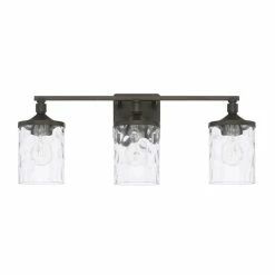 Flash Sale ✔️ Capital Lighting Collier 100W 3-Light Medium E-26 Incandescent Vanity Fixture in Urban Brown 💯