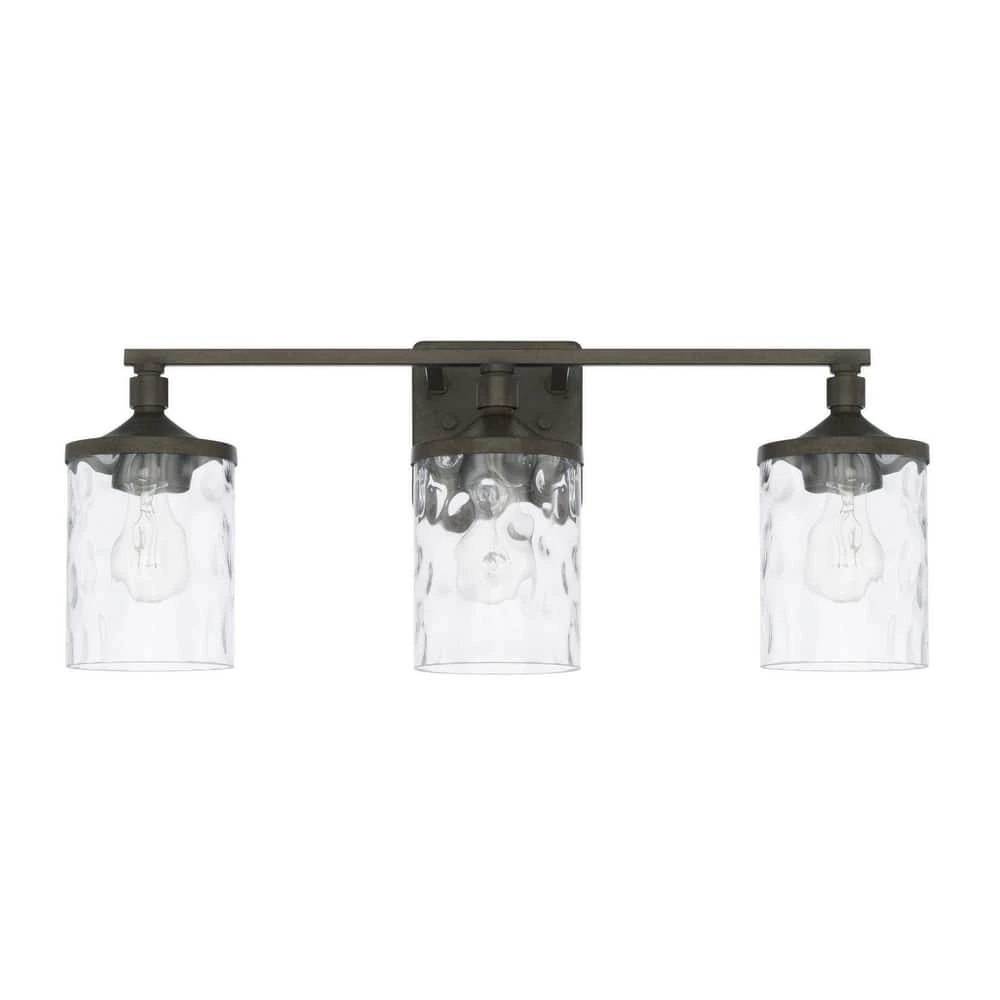 Flash Sale βοΈ Capital Lighting Collier 100W 3-Light Medium E-26 Incandescent Vanity Fixture in Urban Brown π― 1 Flash Sale βοΈ Capital Lighting Collier 100W 3-Light Medium E-26 Incandescent Vanity Fixture in Urban Brown π―