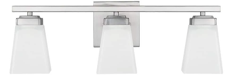 Cheapest π Capital Lighting Baxley 100W 3-Light Medium E-26 Base Incandescent Vanity in Brushed Nickel π 1 Cheapest π Capital Lighting Baxley 100W 3-Light Medium E-26 Base Incandescent Vanity in Brushed Nickel π