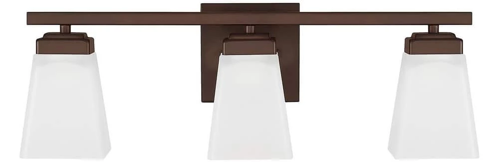 Brand new β€οΈ Capital Lighting Baxley 3-Light Vanity Fixture in Bronze π 1 Brand new β€οΈ Capital Lighting Baxley 3-Light Vanity Fixture in Bronze π