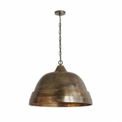 Outlet 🥰 Capital Lighting Sedona 100W 1-Light Medium E-26 Incandescent Pendant in Oxidized Brass 🎁