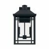 Cheap 🔔 Capital Lighting Braden 60W 2-Light Candelabra E-12 Incandescent Outdoor Wall Sconce in Black 🥰