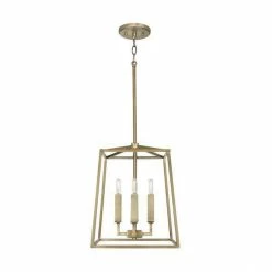 Budget π― Capital Lighting Thea 60W 4-Light Candelabra E-12 Foyer Lighting in Aged Brass π