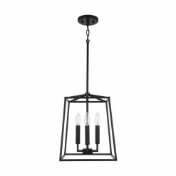 Best Pirce ๐ Capital Lighting Thea 60W 4-Light Candelabra E-12 Foyer Lighting in Matte Black ๐