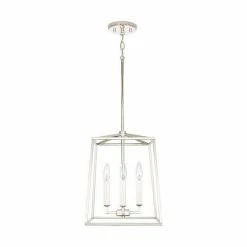 Flash Sale 👏 Capital Lighting Thea 60W 4-Light Candelabra E-12 Foyer Lighting in Polished Nickel 👍