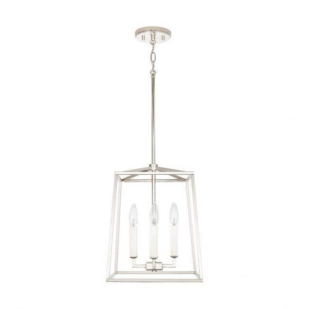 Flash Sale 👏 Capital Lighting Thea 60W 4-Light Candelabra E-12 Foyer Lighting in Polished Nickel 👍 1 Flash Sale 👏 Capital Lighting Thea 60W 4-Light Candelabra E-12 Foyer Lighting in Polished Nickel 👍