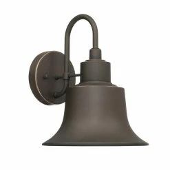 Brand new 😉 Capital Lighting Brock 100W 1-Light Medium E-26 Incandescent Outdoor Wall Lantern in Oiled Bronze 🔔