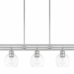 Best Sale 🥰 Capital Lighting Mid-Century 100W 5-Light Incandescent Island Light in Polished Nickel 🎁