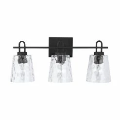 Buy ⭐ Capital Lighting Fenton 100W 3-Light Medium Vanity Fixture in Black Iron ⌛ -Capital Lighting Sales Query 264