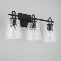 Buy ⭐ Capital Lighting Fenton 100W 3-Light Medium Vanity Fixture in Black Iron ⌛ -Capital Lighting Sales Query 265