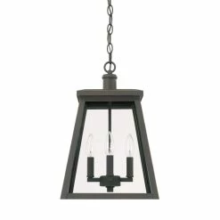 Deals 🌟 Capital Lighting Belmore 60W 4-Light Candelabra E-12 Incandescent Outdoor Hanging Pendant in Oiled Bronze ⭐