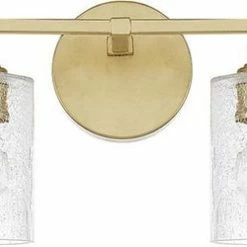 Best reviews of 😀 Capital Lighting Vanity 100W 4-Light Vanity Fixture with Ice Glass in Capital Gold 🧨