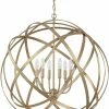 Cheapest 🛒 Capital Lighting Axis 6-Light Pendant with Crystal in Winter Gold 🛒