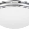 Best Sale 🌟 Capital Lighting 60W 3-Light Flushmount Ceiling Fixture in Polished Chrome 🎁