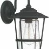 Best deal 🛒 Capital Lighting Creekside 13-1/4 in. 1-Light Wall Lantern in Black 🧨