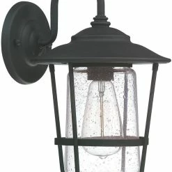 Best deal 🛒 Capital Lighting Creekside 13-1/4 in. 1-Light Wall Lantern in Black 🧨