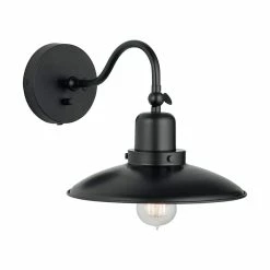 Deals 🥰 Capital Lighting Independent 100W 1-Light Medium E-26 Incandescent Wall Sconce in Matte Black 😍