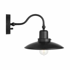 Deals 🥰 Capital Lighting Independent 100W 1-Light Medium E-26 Incandescent Wall Sconce in Matte Black 😍 -Capital Lighting Sales Query 288
