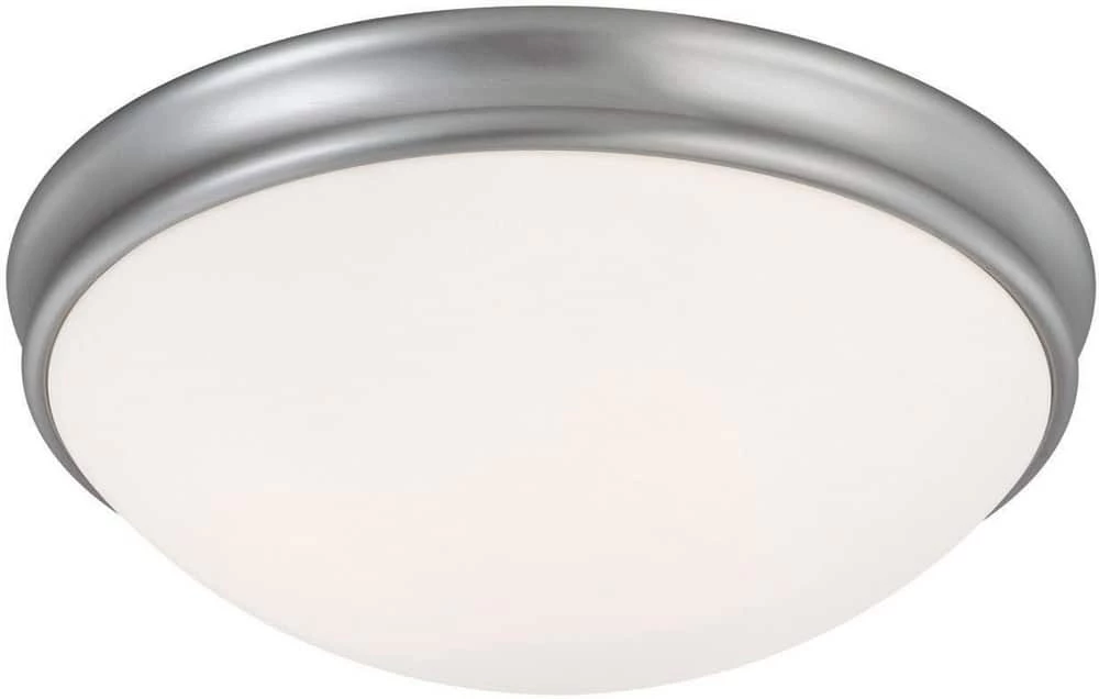 Budget 𧨠Capital Lighting 4-1/4 x 14 in. 3-Light Ceiling Fixture in Matte Nickel with White Glass Shade π 1 Budget 𧨠Capital Lighting 4-1/4 x 14 in. 3-Light Ceiling Fixture in Matte Nickel with White Glass Shade π